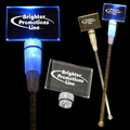 9" Blue Rectangle Light-Up Cocktail Stirrers